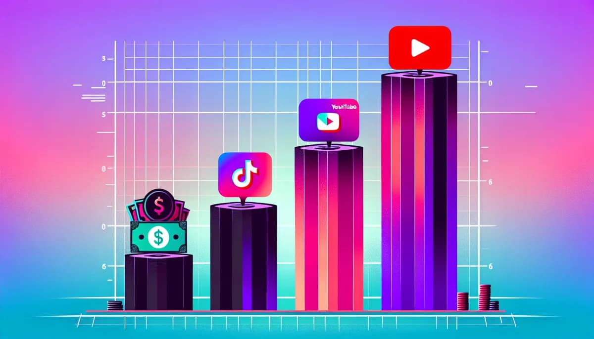 Comparatif revenus créateurs 2026 : TikTok YouTube Instagram RPM seuils monétisation