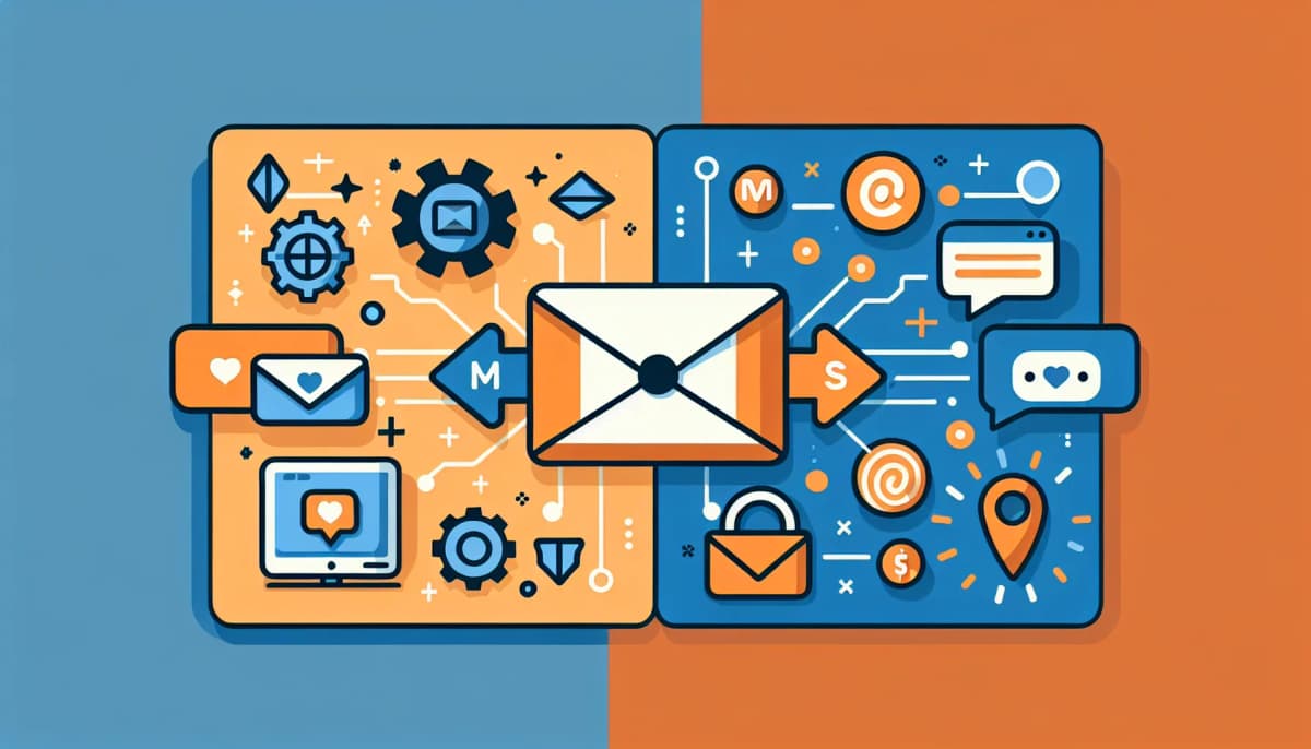Comparaison entre email marketing et réseaux sociaux en 2025 avec ROI et stratégies de synergie