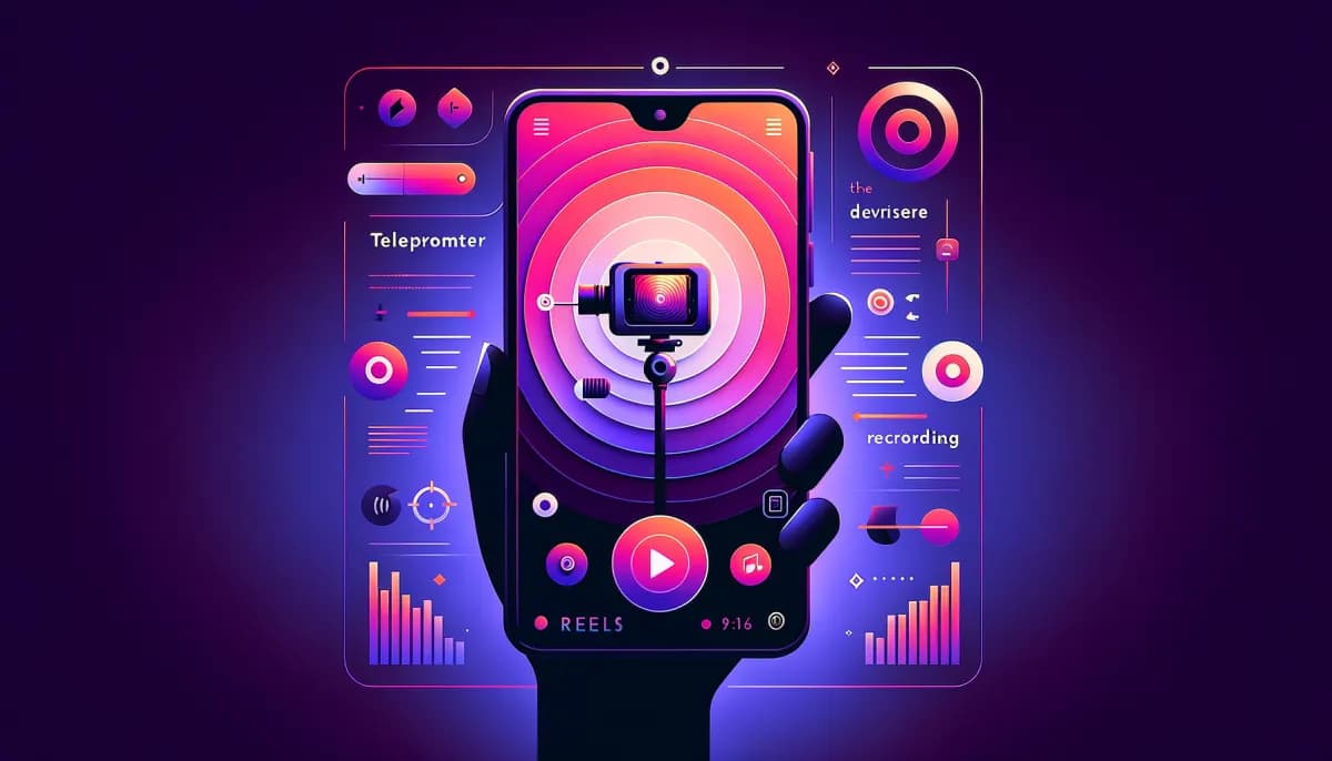 Instagram Reels téléprompteur natif 2026 outil intégré création vidéo script défilement comparatif Teleprompt+ BIGVU économie créateurs