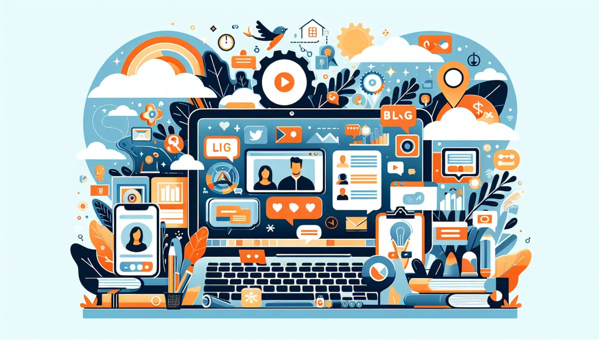 Coach et formateur développant sa stratégie de marketing digital sur les réseaux sociaux en 2025