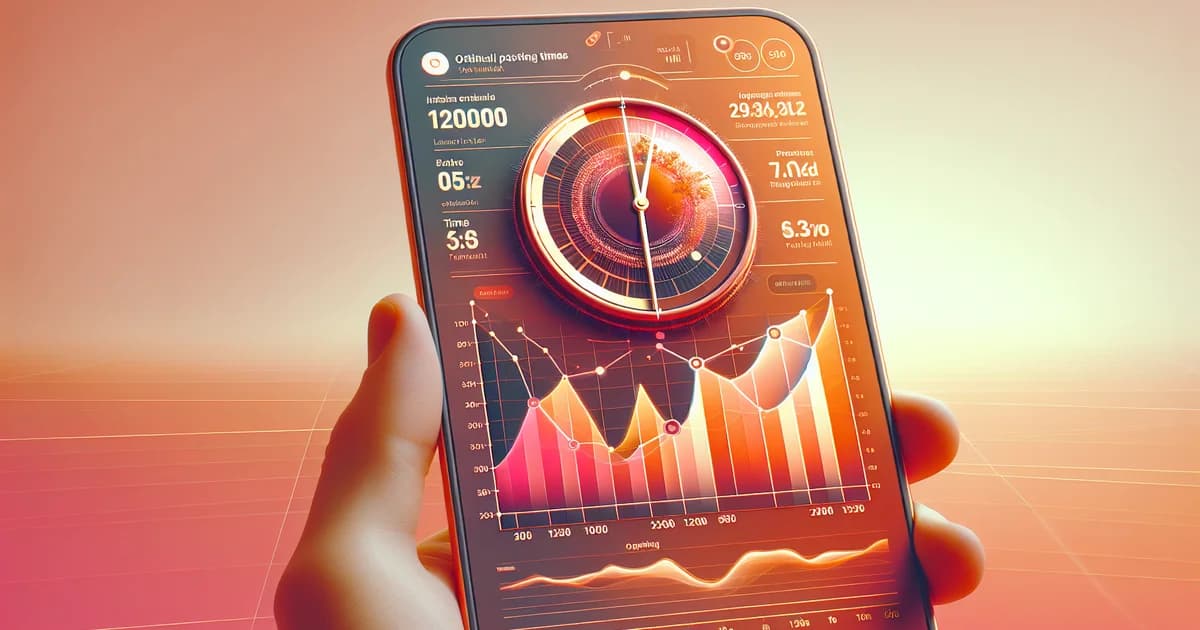 Infographie des meilleurs horaires pour publier sur Instagram en France en 2026