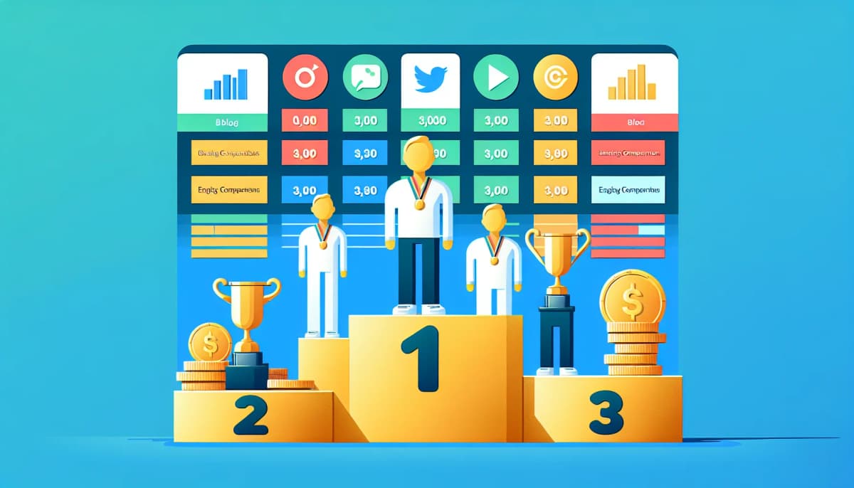 Comparatif des revenus créateurs par réseau social en 2025 avec graphiques YouTube TikTok Instagram