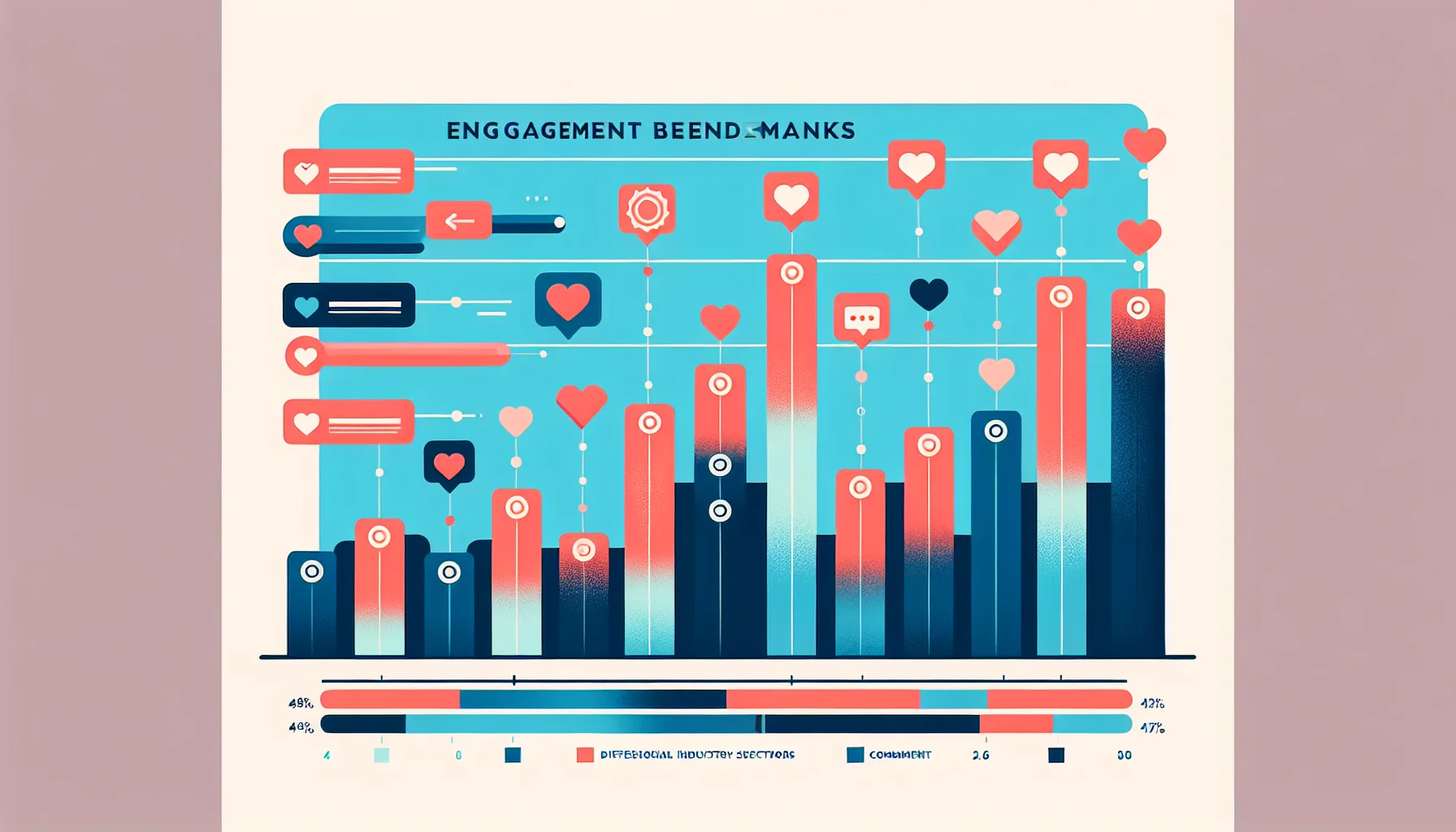Benchmarks du taux d'engagement Instagram par secteur en France en 2026