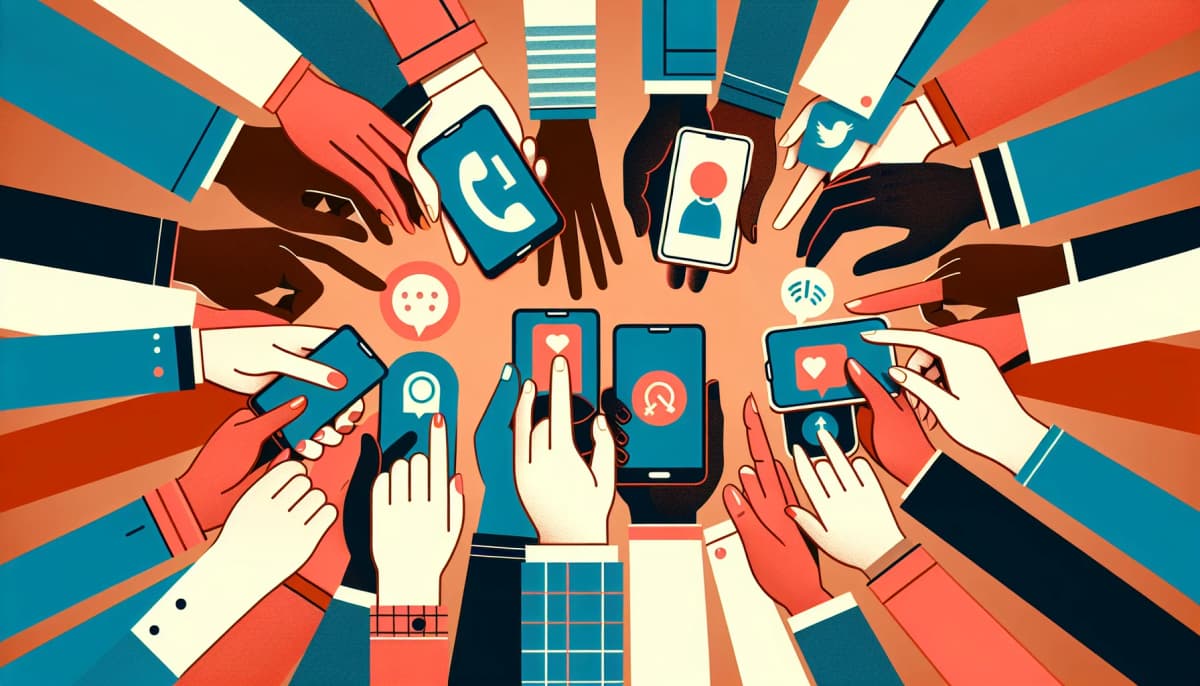 Guide du contenu UGC en 2025 montrant différents types de contenus générés par les utilisateurs sur les réseaux sociaux