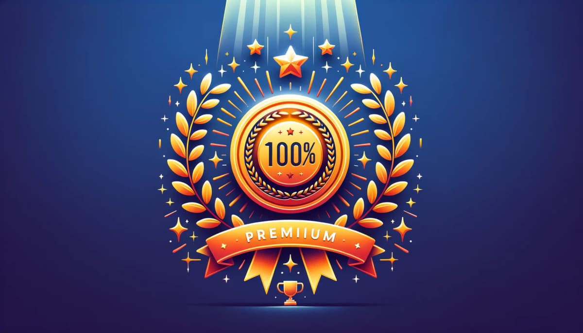 Badge garantie satisfaction 100% pour Followers TikTok avec certification qualité
