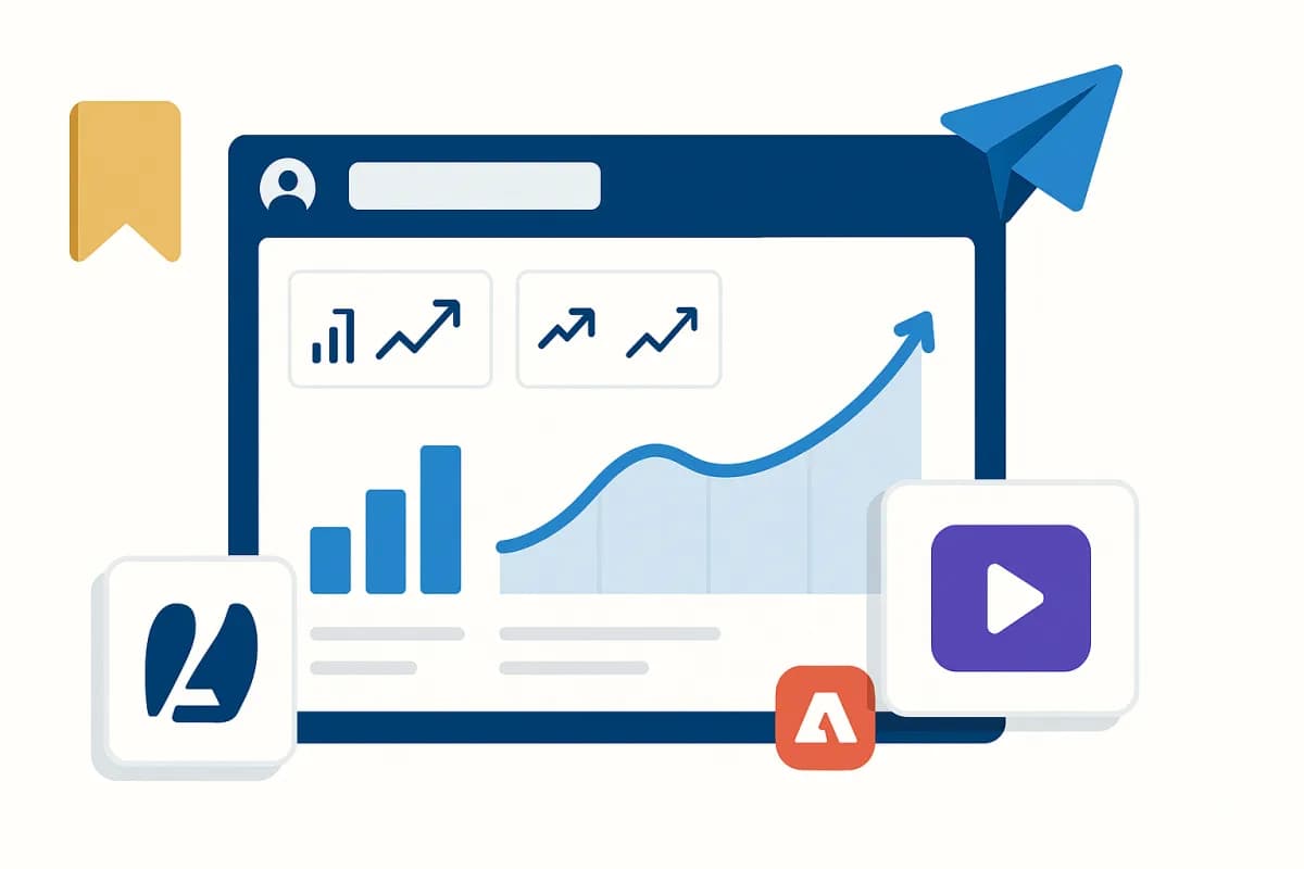 LinkedIn pack créateurs mai 2026 KPI Saves Sends analytics video covers newsletters animations annonces professionnelles Adobe Express video ads B2B