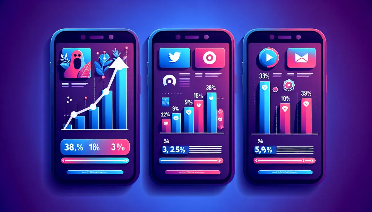 Comparatif taux d'engagement 2026 : TikTok 3,70 % vs Instagram 0,48 % vs Facebook 0,15 % — étude Metricool