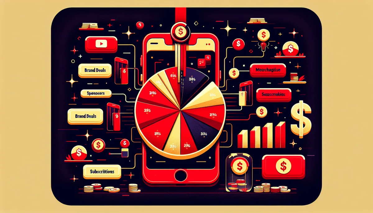 Sources de revenus des stars YouTube françaises en 2026 : AdSense, sponsoring, merchandising