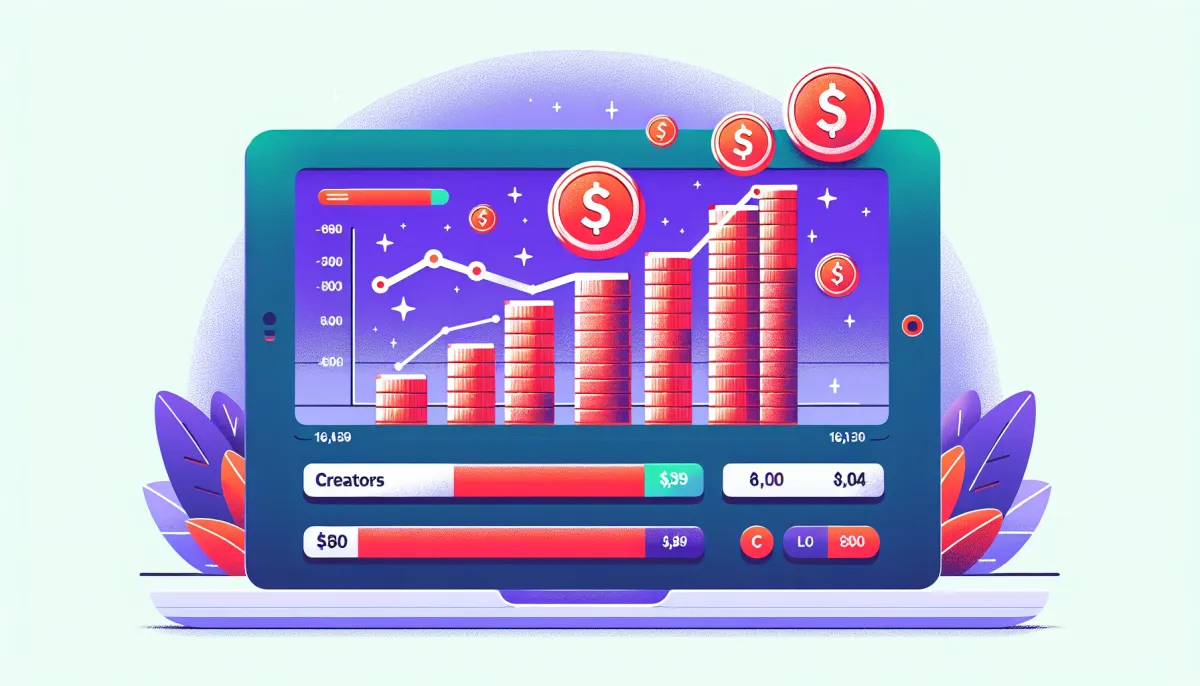 YouTube RPM créateurs 2026 : finance 9$ tech 8$ business 7$ revenus par 1000 vues par niche