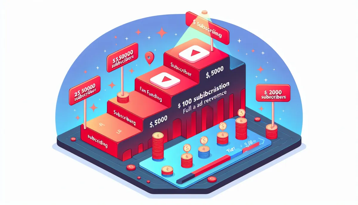 Paliers de monétisation YouTube Shorts 2026 : conditions Tier 1 (500 abonnés, 3M vues) vs Tier 2 (1000 abonnés, 10M vues)